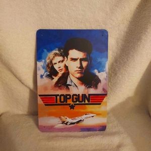 Top Gun tin sign
